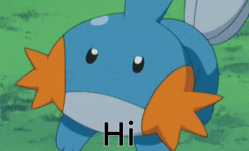 Hi Cute Mudkip GIF