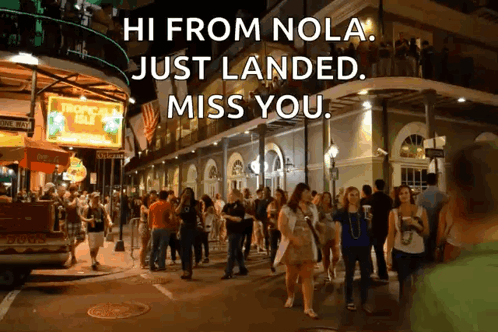 Hi From Nola Landed GIF