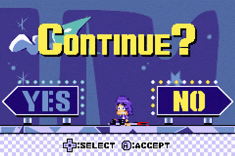 Hi Hi Puffy AmiYumi: Kaznapped Game Over GIF
