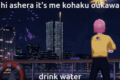 Hi Its Me Drink Water GIF
