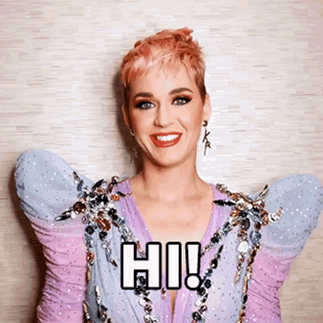 Hi Katy Perry Gif GIF