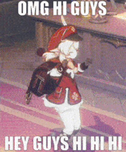 Hi Meme Genshin Impact Klee Dancing GIF