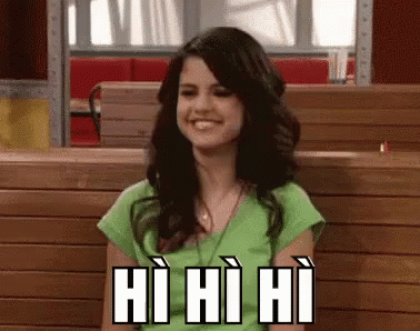 Hi Meme Giggling Selena Gomez GIF