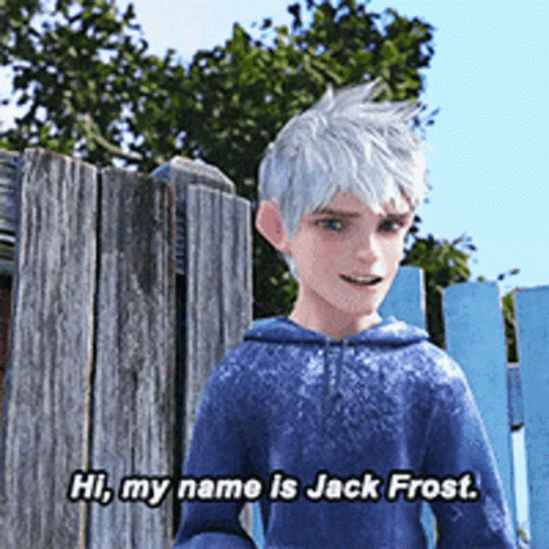 Hi My Name Is Jack Frost GIF