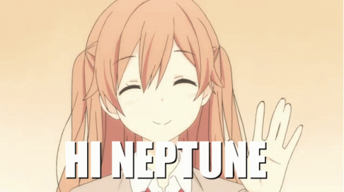 Hi Neptune Cute Girl GIF