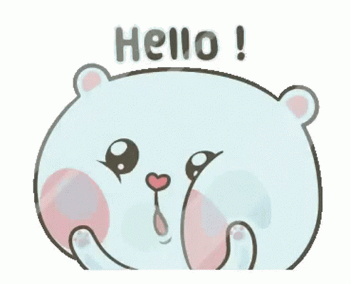 Hi There Puffy Bear Chubby Cheeks GIF