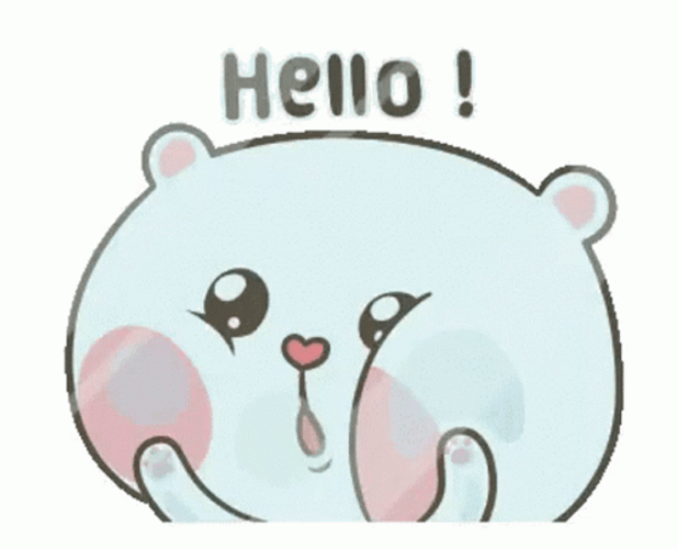 Hi There Puffy Bear Chubby Cheeks GIF
