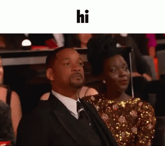 Hi Will Smith Slap Oscars Meme GIF