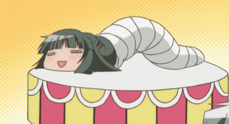 Hidamari Sketch Worm  GIF