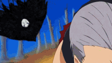 Hidan Fight With Kakashi Using Wind Attack GIF