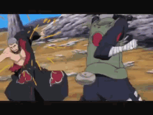 Hidan Fighting With Kakashi GIF
