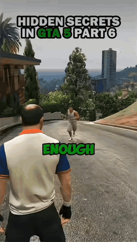 Hidden Secrets in GTA 5 Part 6 Enough Written on Video Game Screen