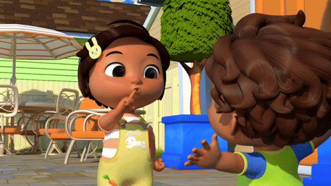 Hide And Seek Nina Shushing Cocomelon GIF
