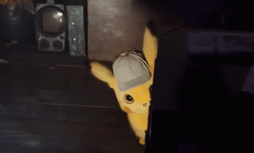 Hide Detective Pikachu GIF