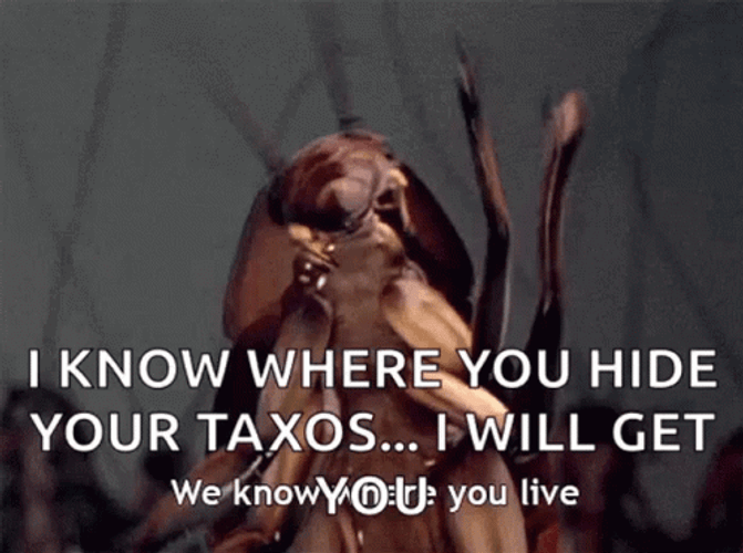 Hide Taxos Dancing Cockroach GIF