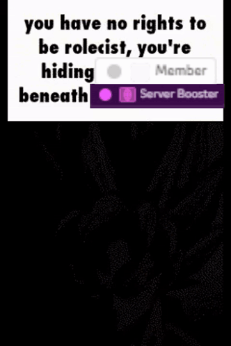 Hiding Grey Role Below Pink Role GIF
