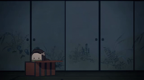 Hiding Nezuko Running From Enemy Demon Slayer GIF