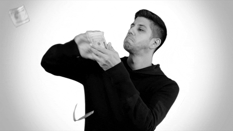 High Ballin Somo Tossing Money Meme GIF