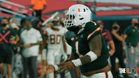 High Five Players In Hawaii Football GIF