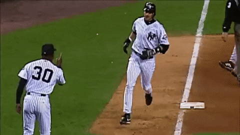 High Five Yankees Win GIF