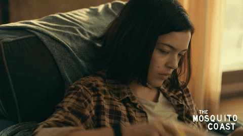 High School Student Studying GIF