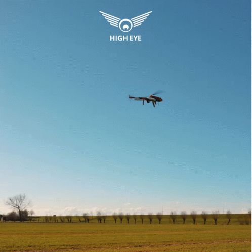 Higheye Airboxer Drone Ready For Takeoff GIF