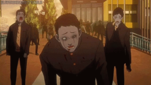 Highschool Of The Dead Zombies GIF