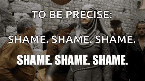 Hijabi Woman Saying To Be Precise Shame Shame