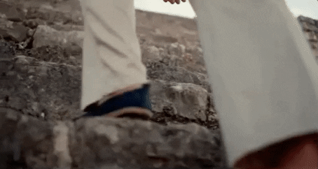 Hiking In Jeremiah Tower On Foot GIF