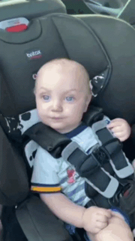 Hilarious Baby Wacky Face Reaction Meme GIF