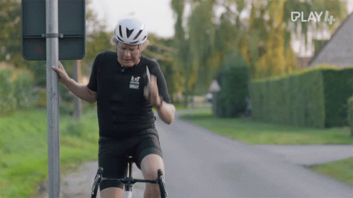 Hilarious Biden Falling On Bike Parody GIF