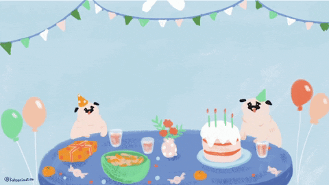 Hilarious Dog Birthday Party GIF