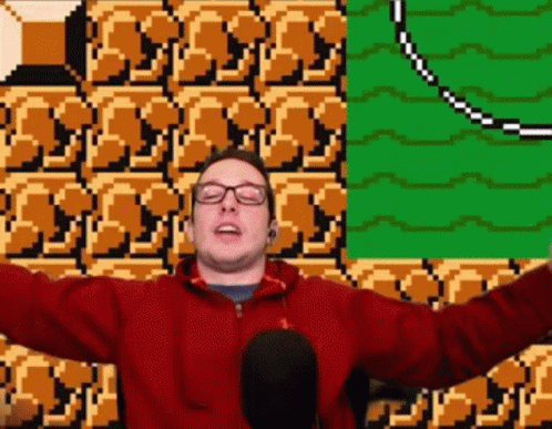 Hilarious Gamer Green Screen Fall GIF