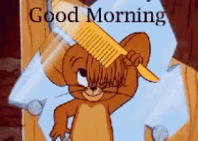 Hilarious Good Morning Jerry With Bangs GIF
