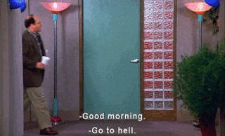 Hilarious Good Morning Office GIF