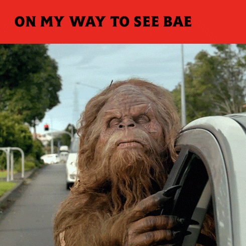 Hilarious Hairy Sasquatch Bae Time GIF