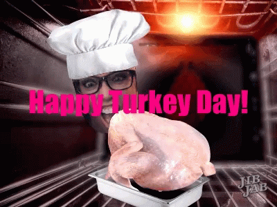 Hilarious Happy Turkey Day GIF