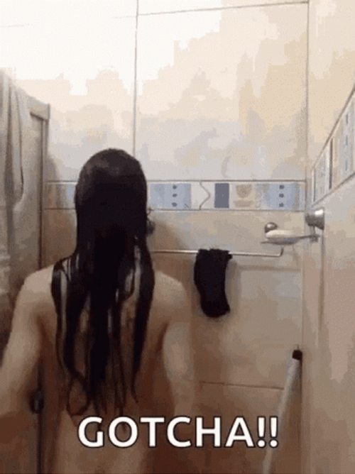 Hilarious Man Bath Prank Gotcha GIF