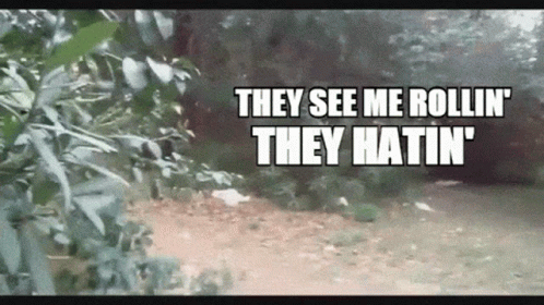 Hilarious Man Rolling They See Me Rollin GIF