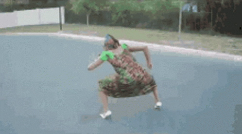 Hilarious Old Lady Street Dancing GIF