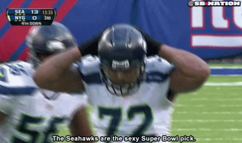 Hilarious Seattle Seahawks Michael Bennett GIF