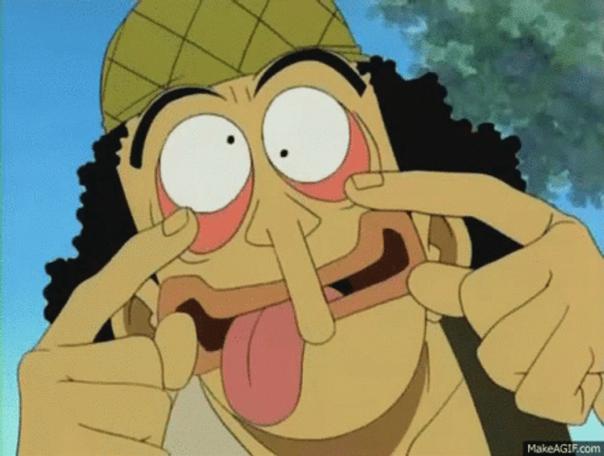 Hilarious Usopp From One Piece GIF