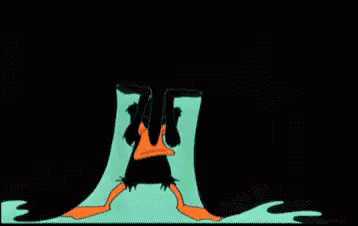 Hilarious Vintage Daffy Duck GIF