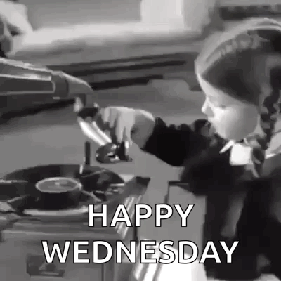 Hilarious Wednesday Addams Dancing GIF
