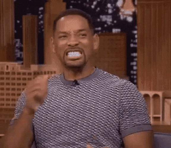 Hilarious Will Smith Nail Biting GIF
