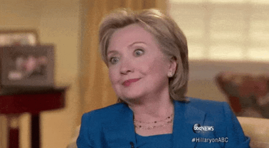 Hilary Clinton Slowly Nodding GIF