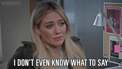Hilary Duff Don't Know What To Say GIF