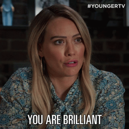 Hilary Duff You're So Brilliant Clever Girl GIF