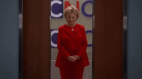 Hillary Clinton Doors GIF