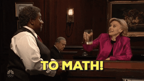 Hillary Clinton Hangover Math GIF